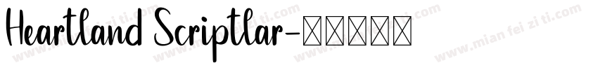 Heartland Scriptlar字体转换